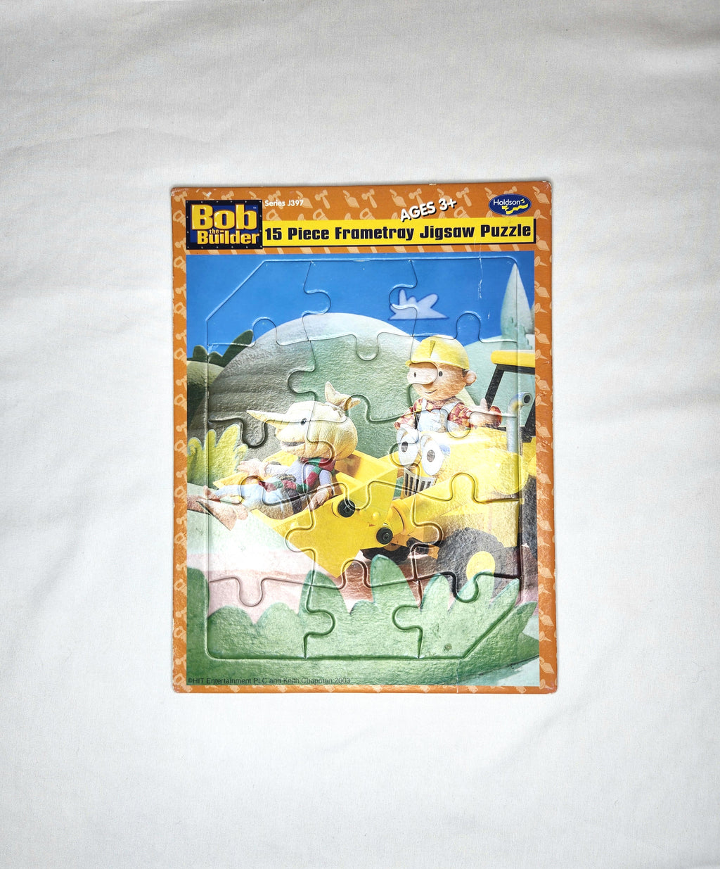 Vintage 2003 Holdson Bob the Builder Puzzle 15 Pieces
