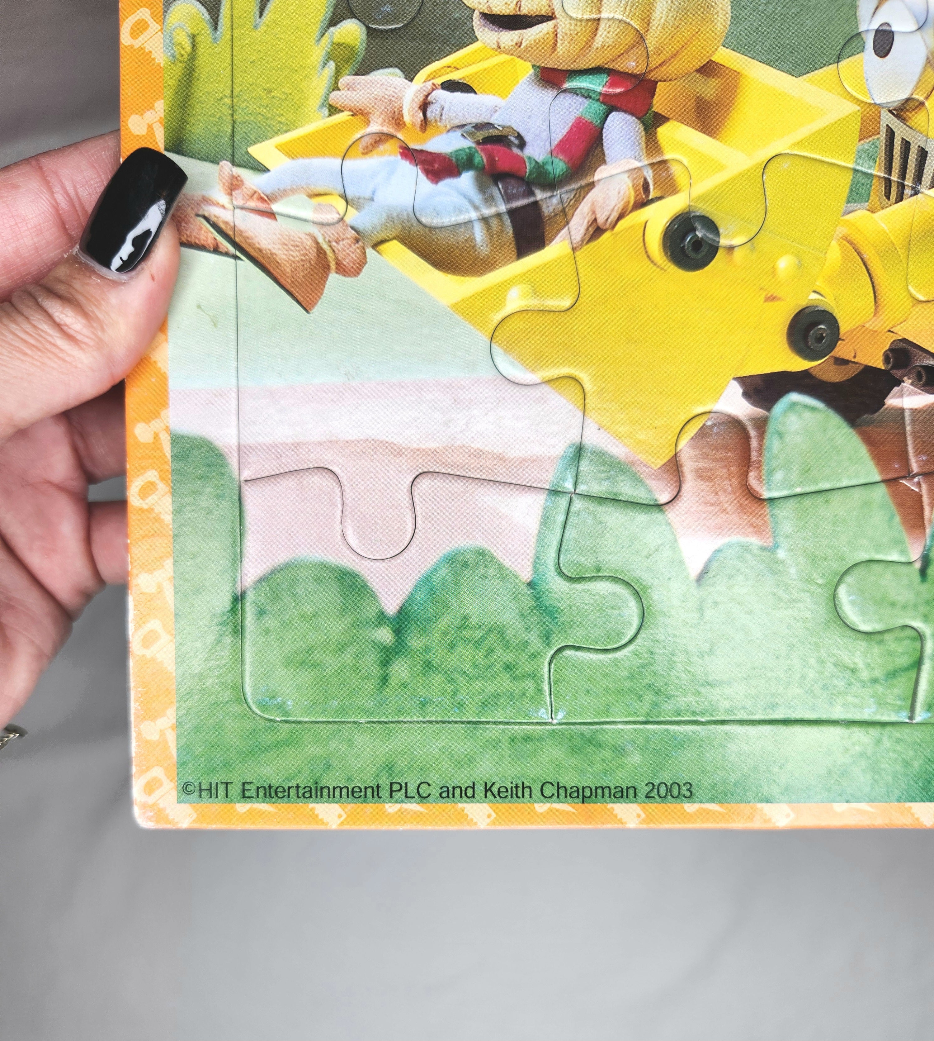 Vintage 2003 Holdson Bob the Builder Puzzle 15 Pieces