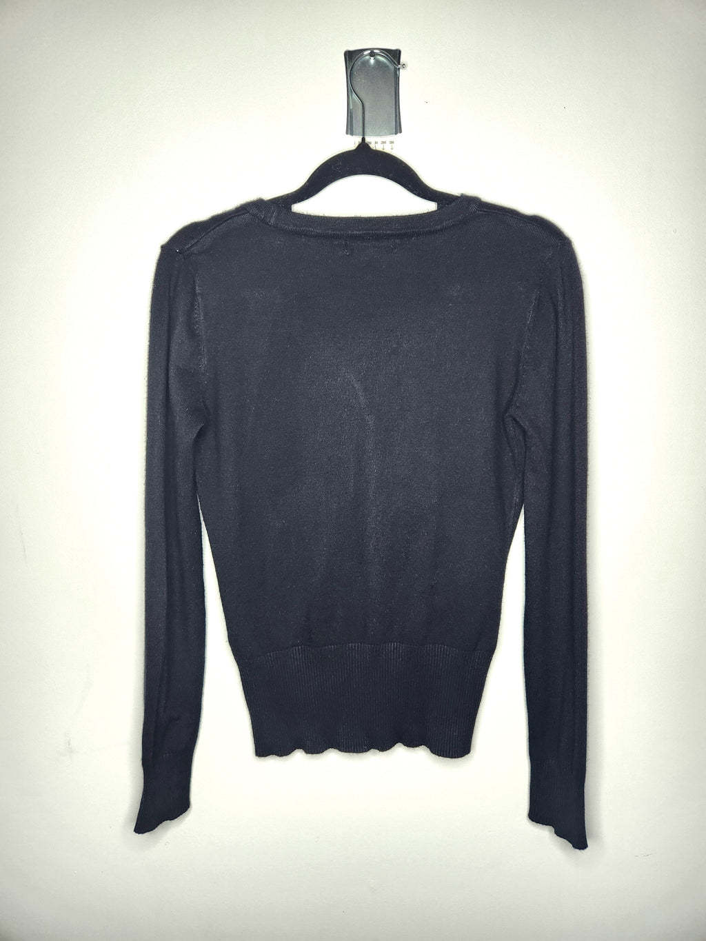 Glassons Fine Knit Button Front V-Neck Cardigan (Size 10)