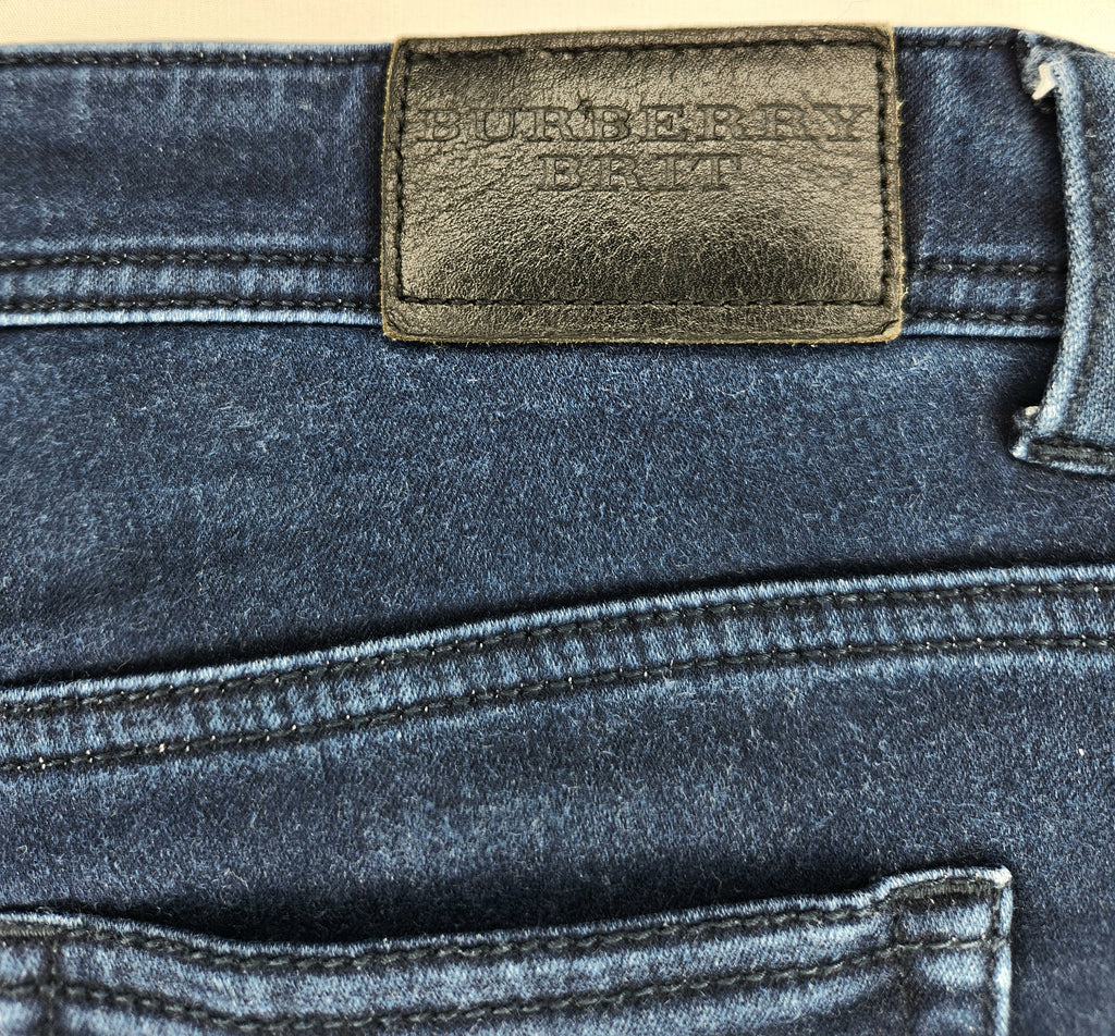 Burberry Brit Luxury Westbourne Skinny Leg Designer Jeans (Size 8)
