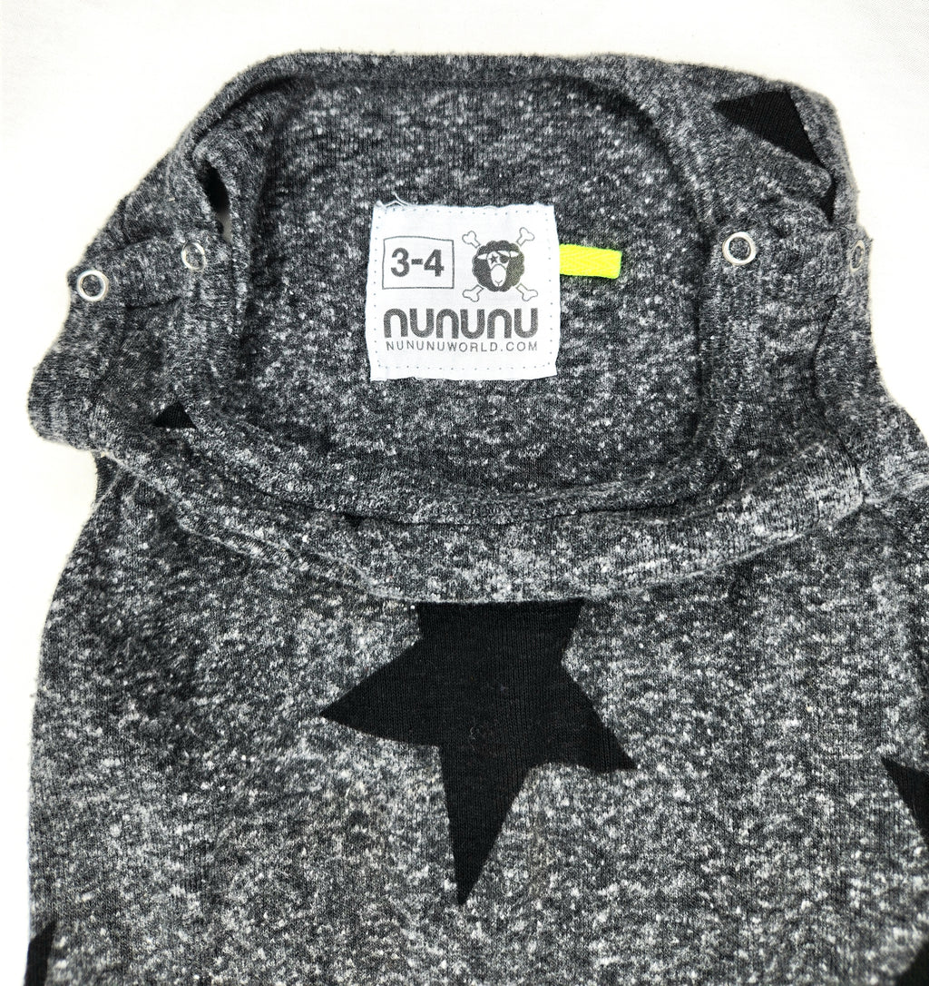 Nununu Sleeveless Star Jumpsuit with Elasticated Waist Band (Size 3 years)