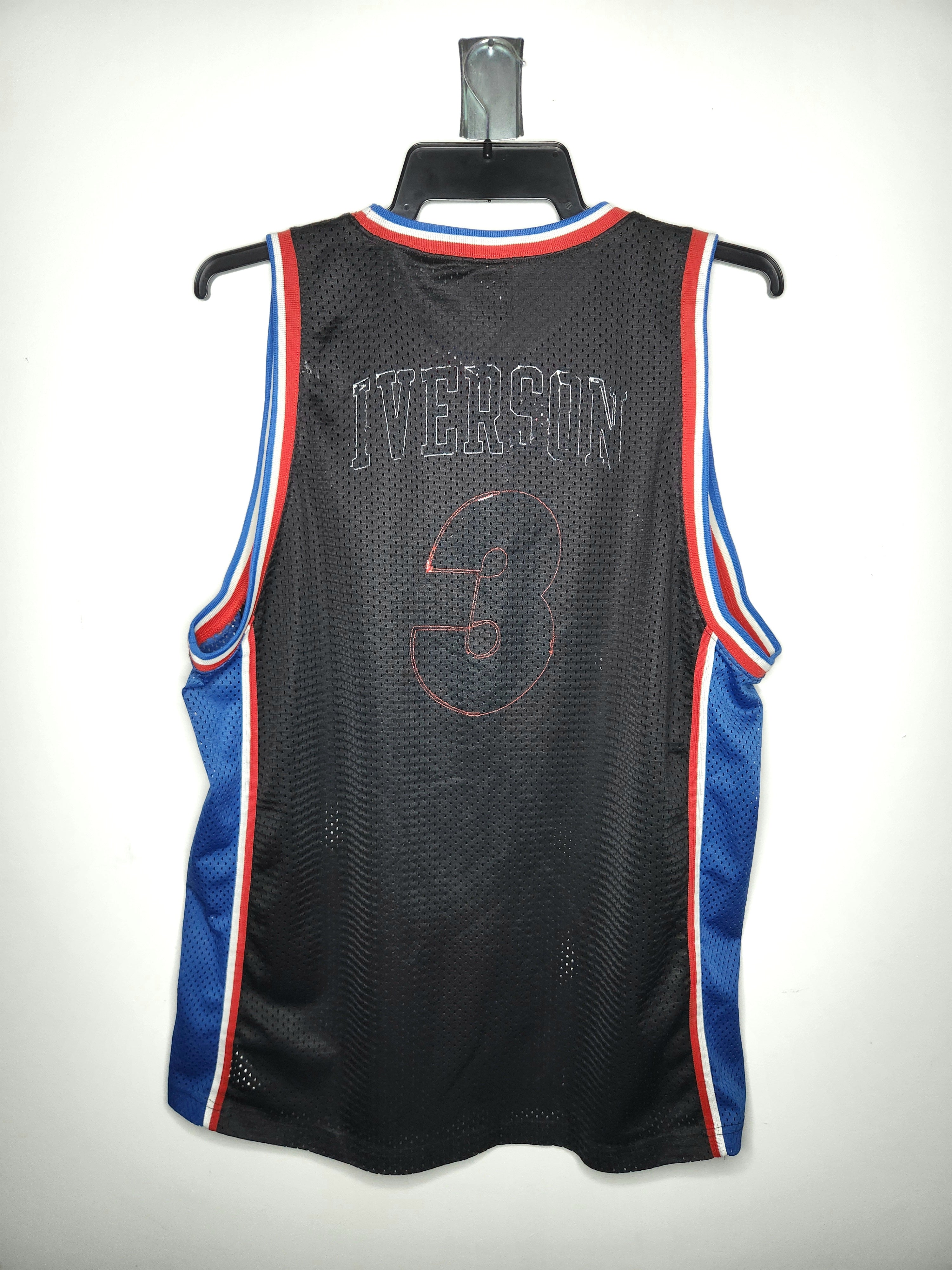 Nike NBA Philadelphia 76s Allen Iverson #3 Basketball Singlet (Size 3XL +2 Tall)