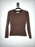 Kookai Basic Long Sleeve Top (Size 8)