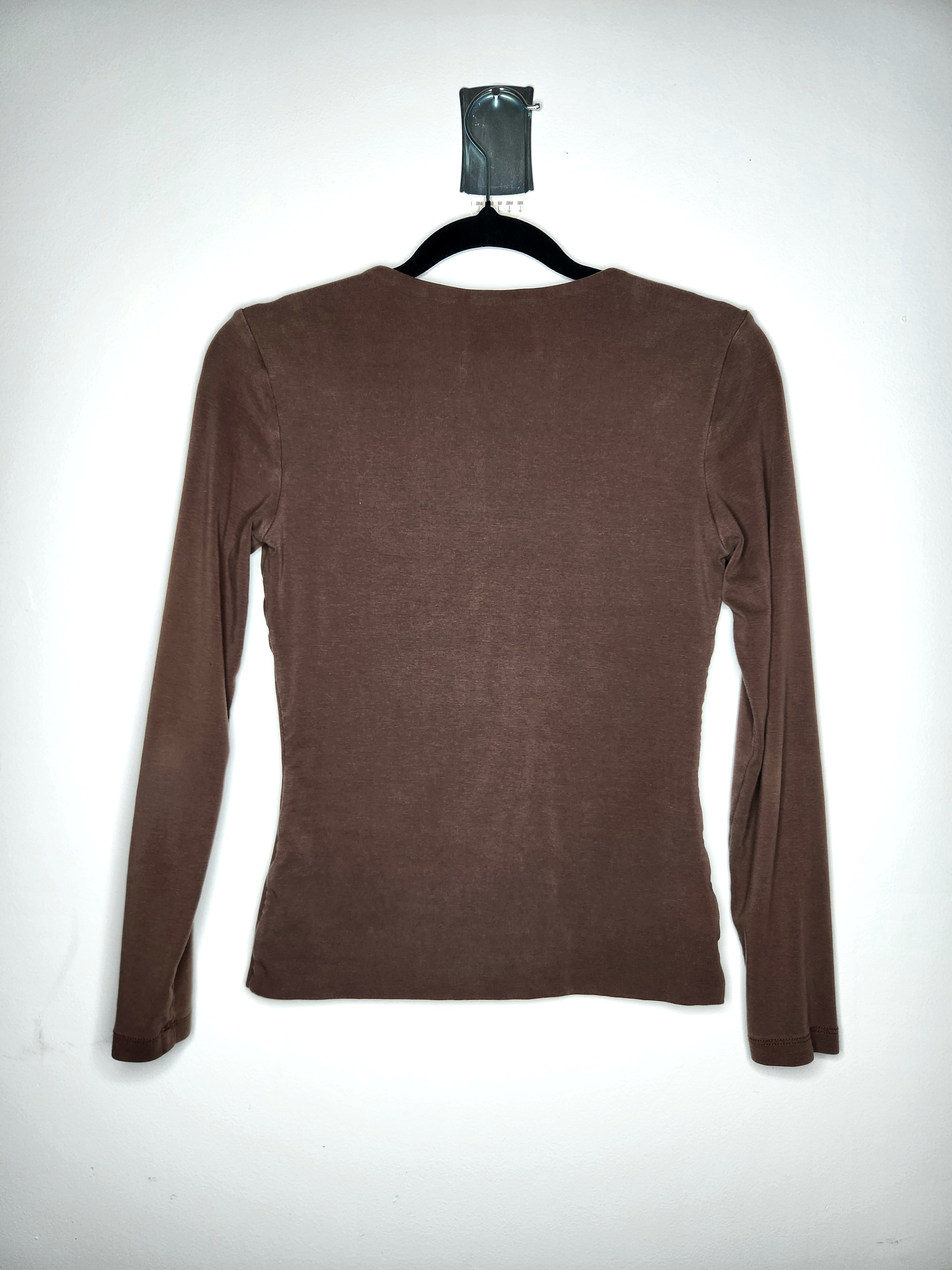 Kookai Basic Long Sleeve Top (Size 8)