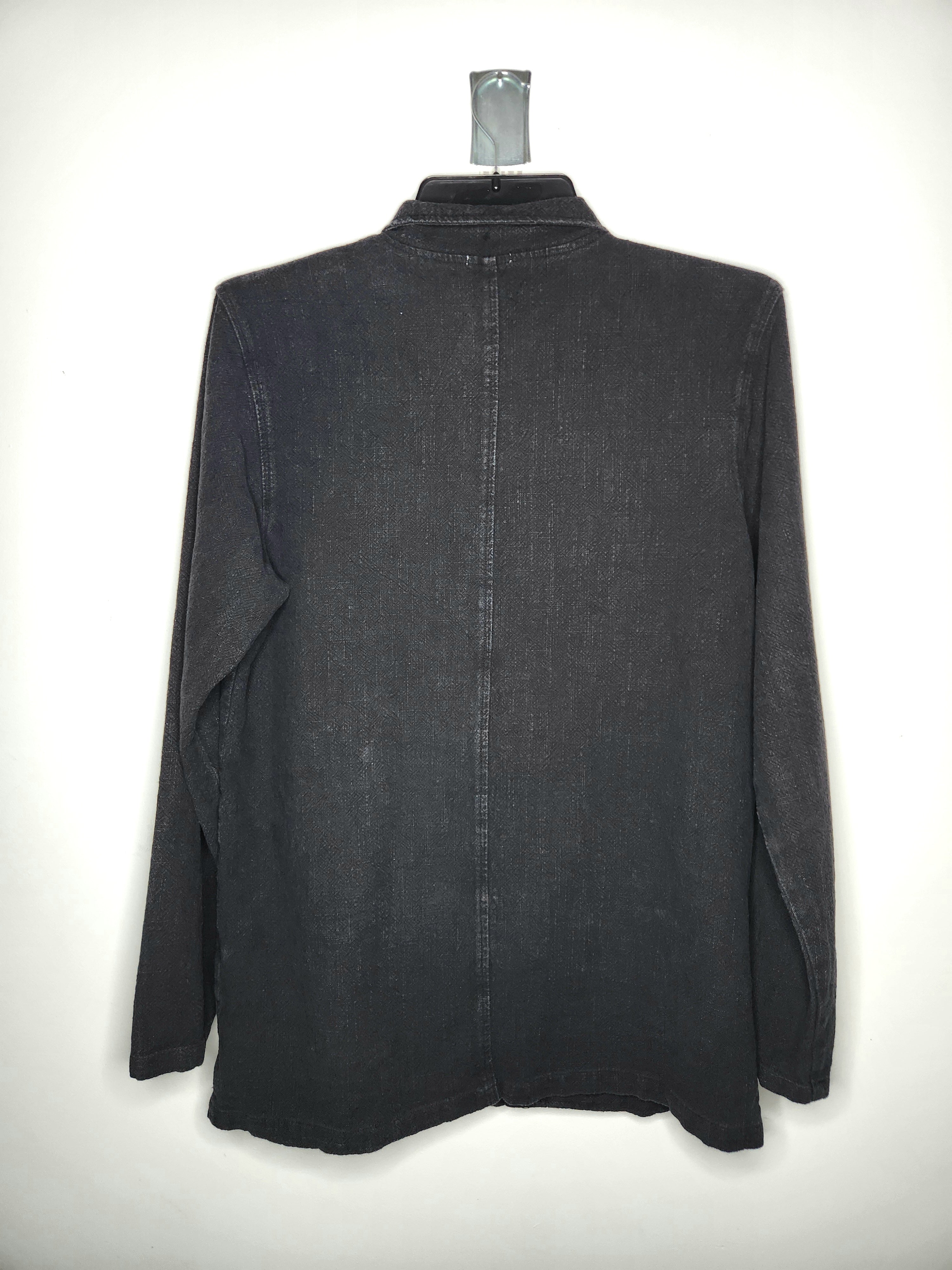 Commoners Linen Blend Collared Zip Overshirt Lightweight Jacket (Size L)