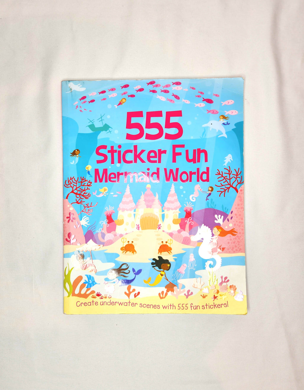 555 Sticker Fun Mermaid World Book (Soft Cover)