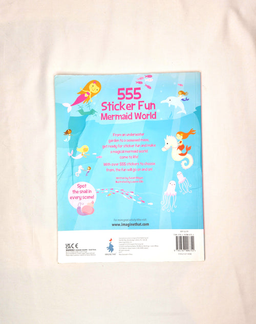555 Sticker Fun Mermaid World Book (Soft Cover)