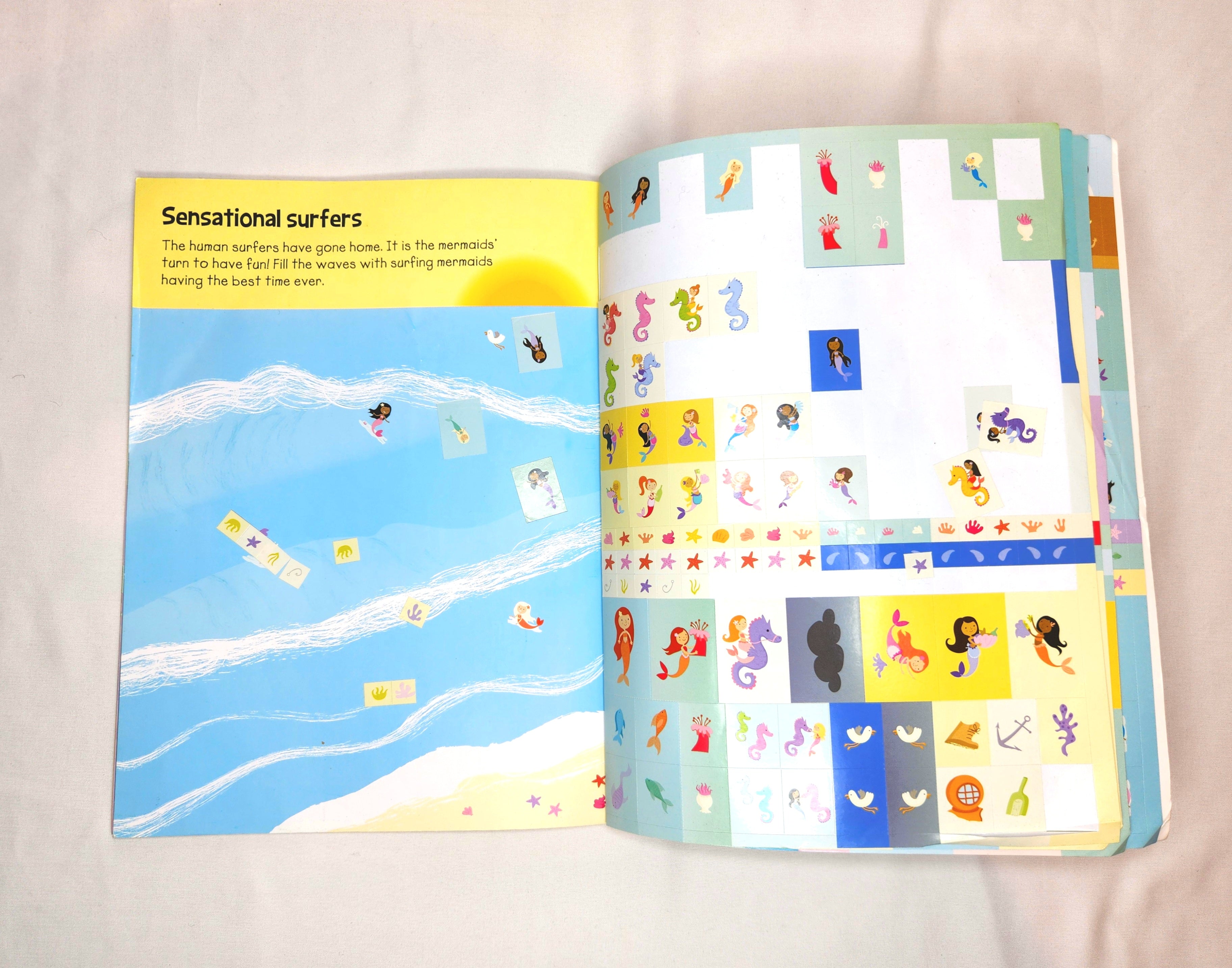 555 Sticker Fun Mermaid World Book (Soft Cover)