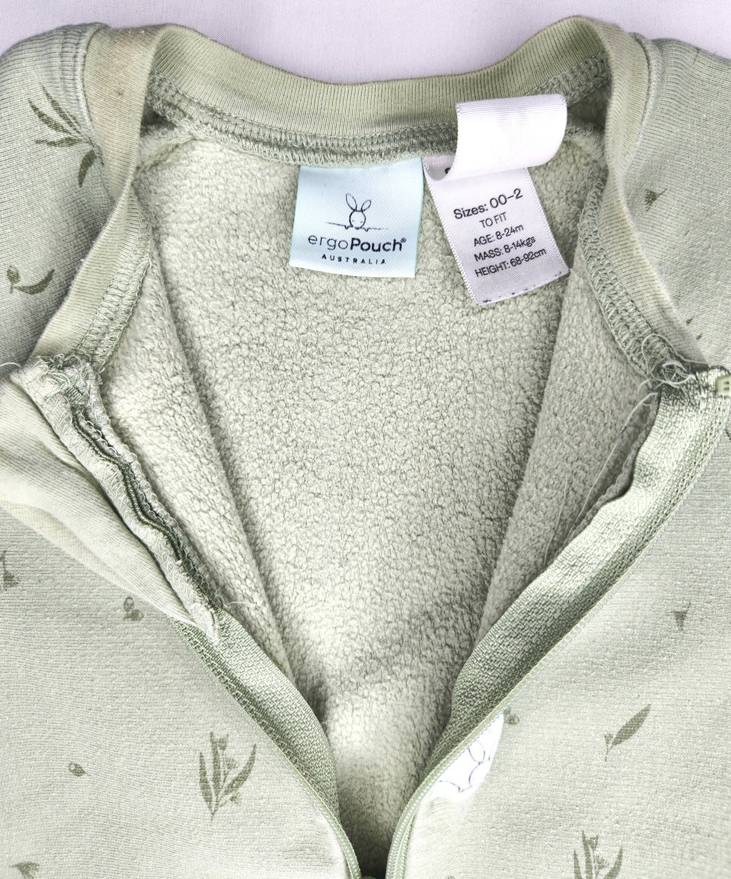Ergopouch Organic Cotton Long Sleeve Sleeping Bag Sleepsuit TOG 1.0 (Size 8-24m)