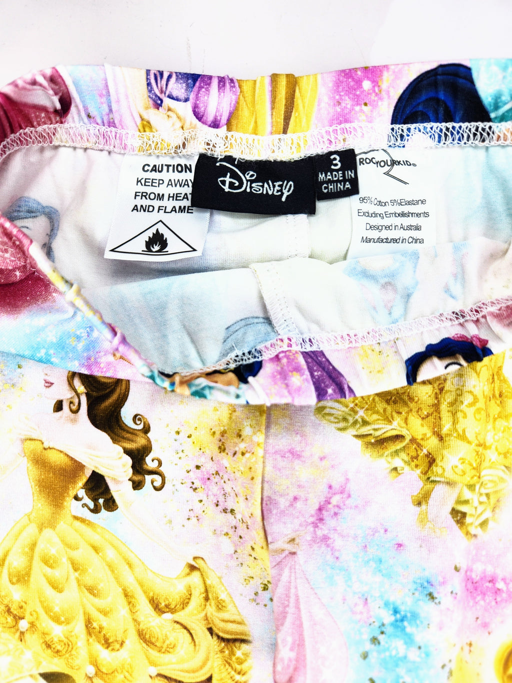 Rock Your Kid Disney Princess Leggings (Size 3 years)