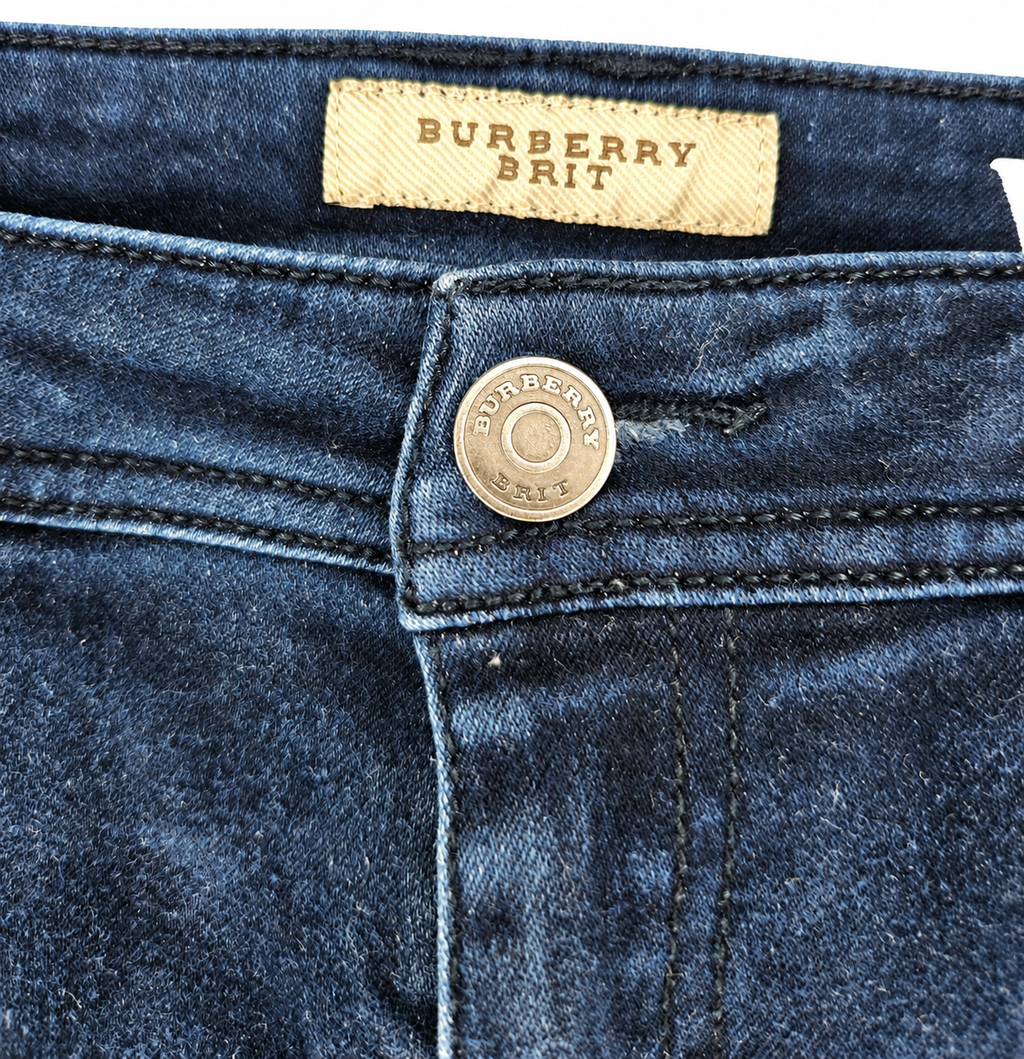 Burberry Brit Luxury Westbourne Skinny Leg Designer Jeans (Size 9)