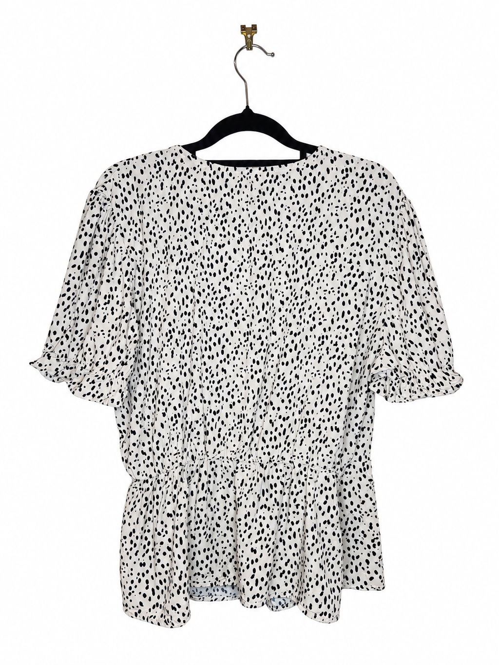 Anko Spotted Wrap Blouse with Elasticated Waist Band (Size 16)