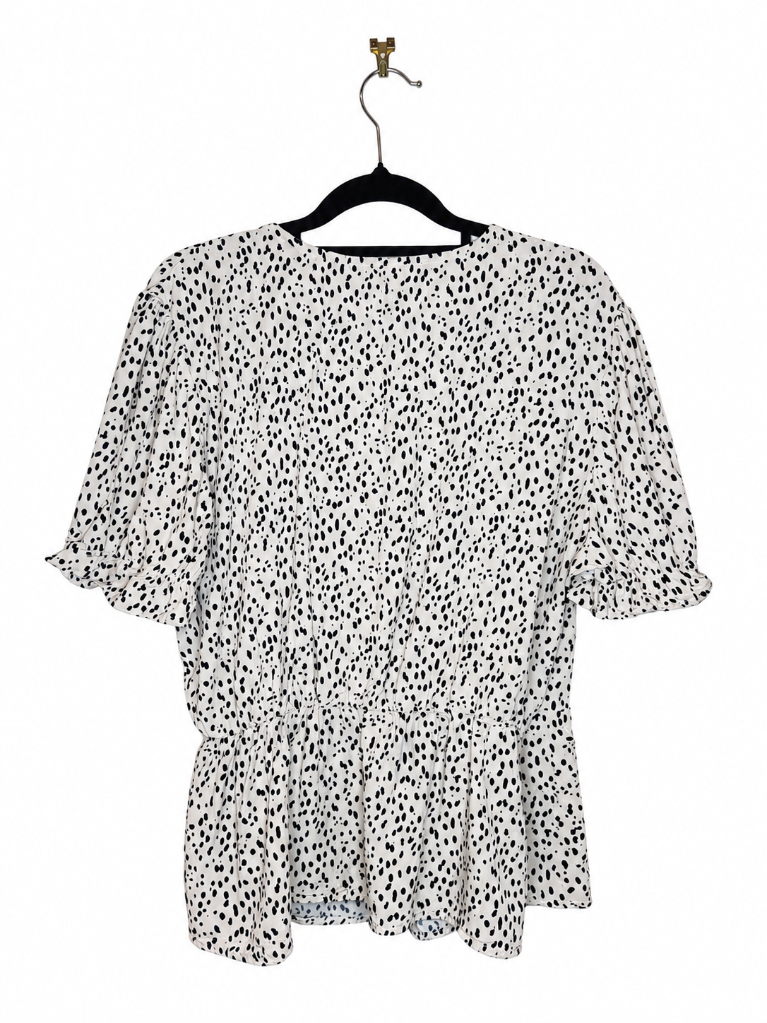 Anko Spotted Wrap Blouse with Elasticated Waist Band (Size 16)