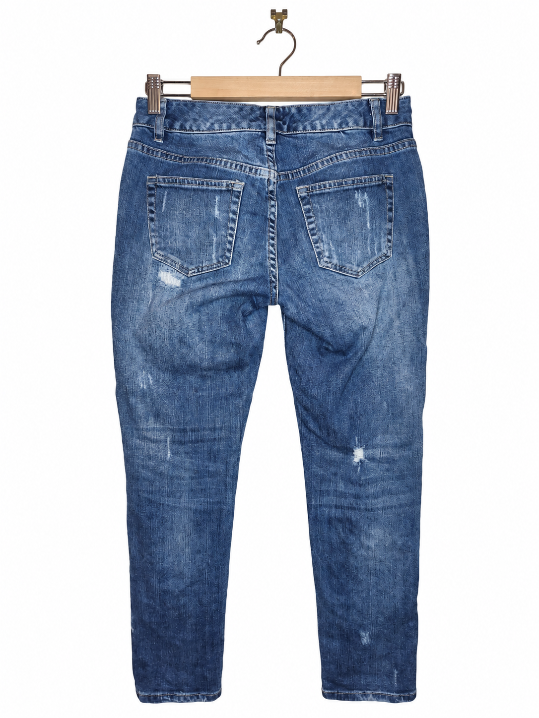 Just Jeans Low Rise Distressed Skinny Jeans (Size 8)