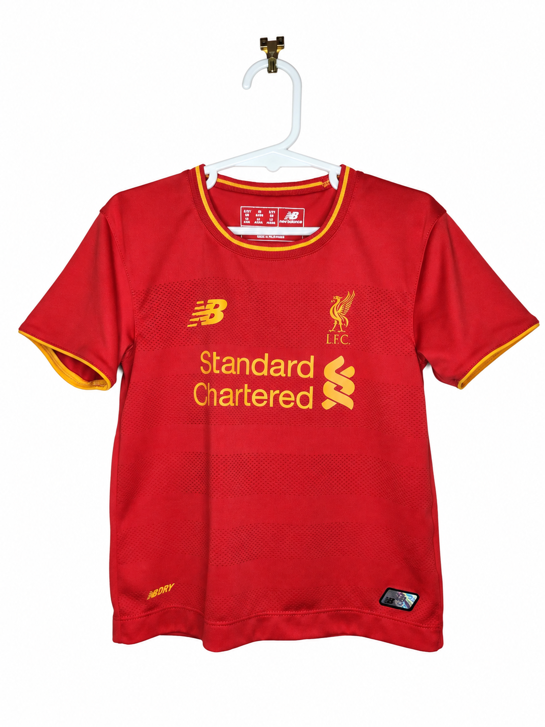 New Balance Dry Fit Liverpool Football T-Shirt (Size 3 years)