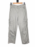 H&M Divided Straight Leg Y2K Style Cargo Trousers, 90s Style Utility Pants (Size 6)