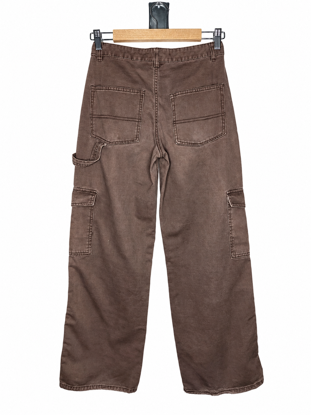 Jay Jays Washed Cargo Wide Leg Carpenter Pants (Size 6)