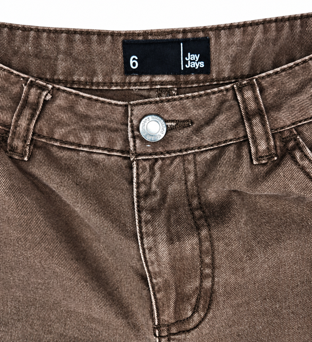 Jay Jays Washed Cargo Wide Leg Carpenter Pants (Size 6)