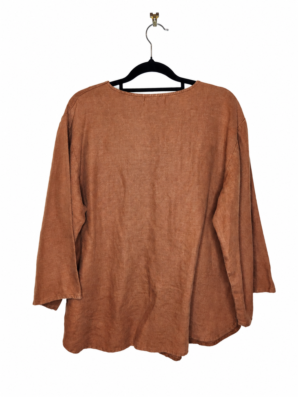 Relaxed Fit V-Neck Blouse (Size 14)