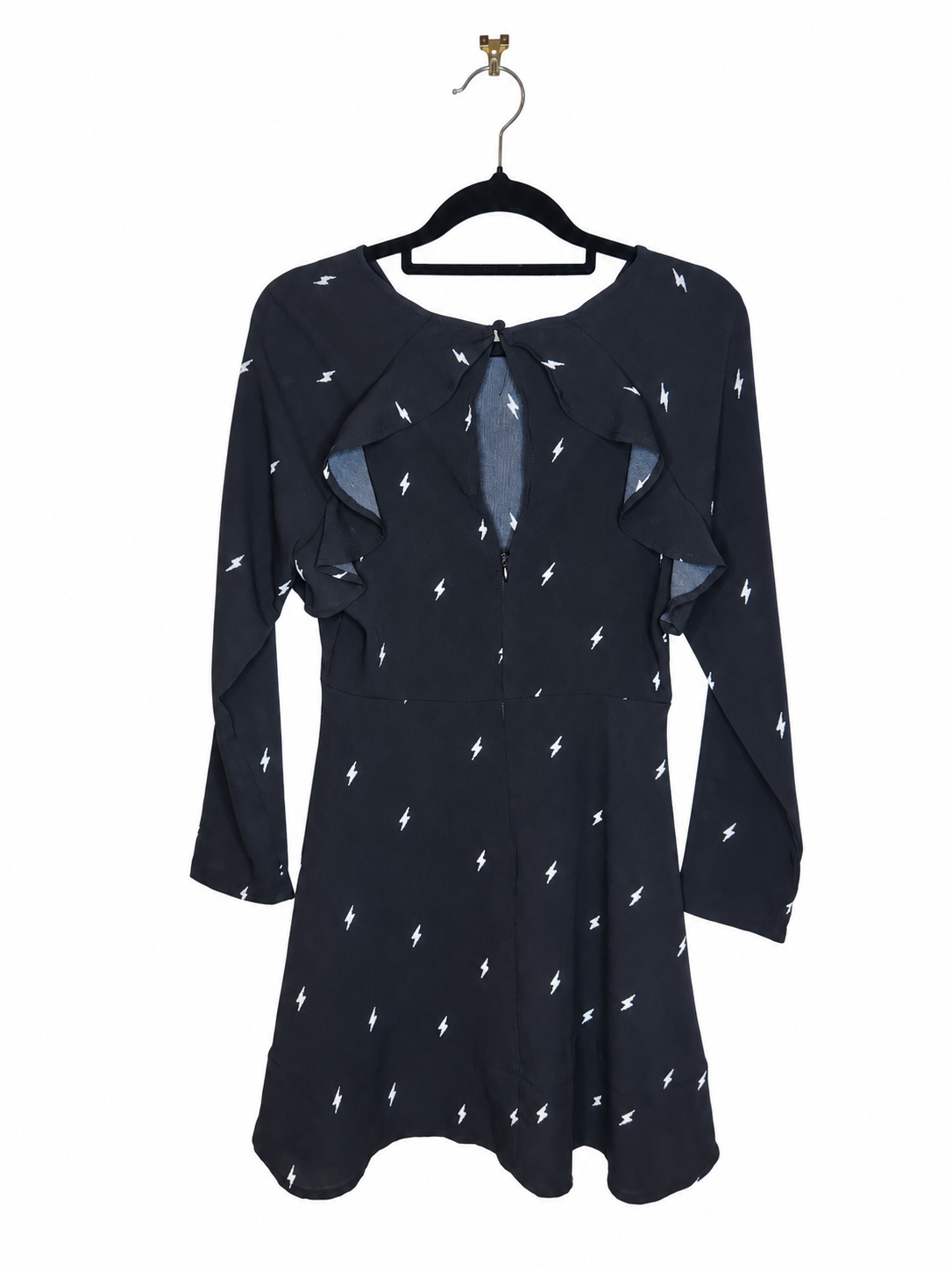 Cotton On Lightning Bolt Print Mini Dress (Size 6)