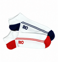 Rio 2-pack Ankle Socks NEW (Size Men's US 8)
