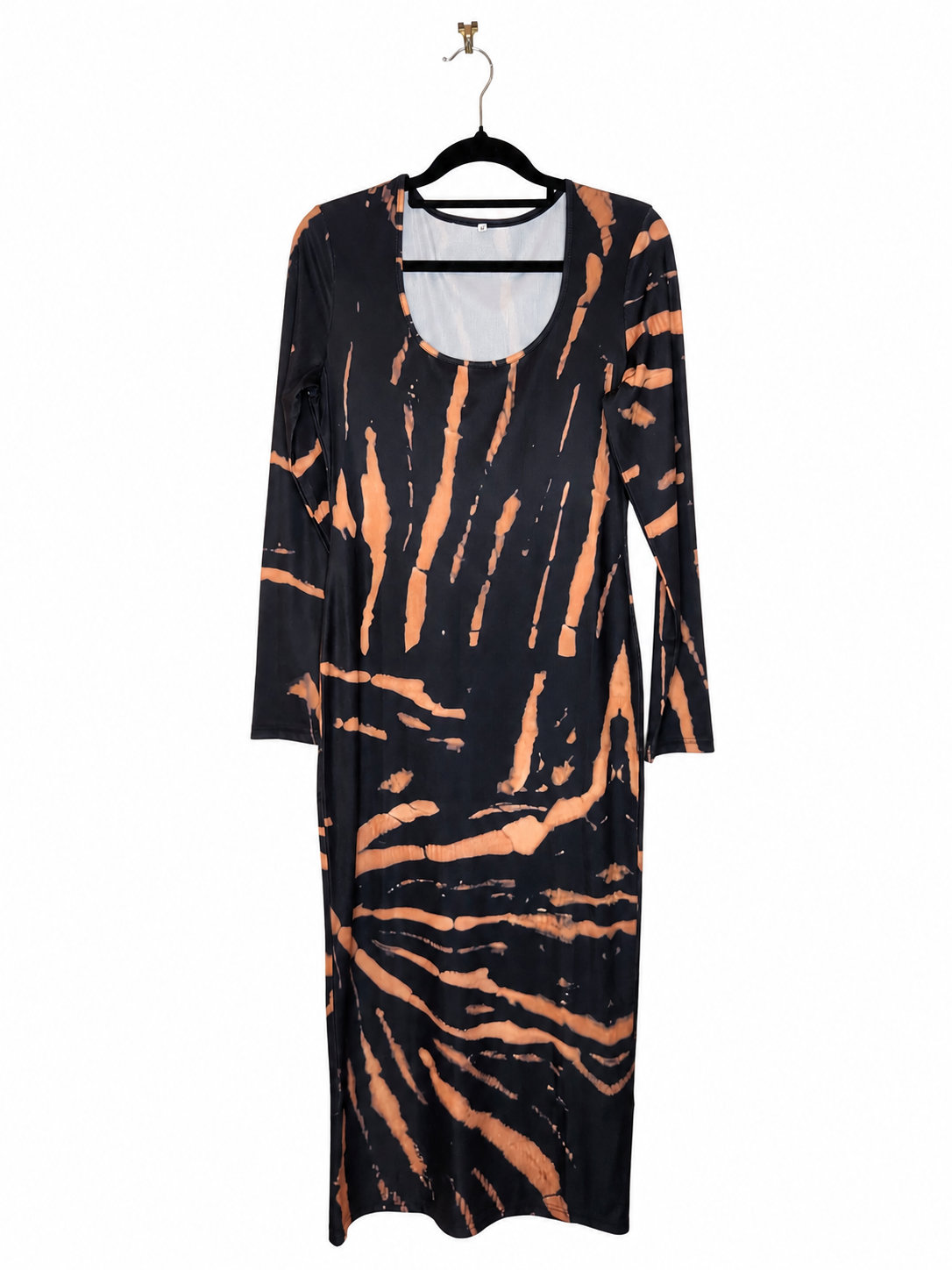 Tie Dye Style Bodycon Maxi Dress (Size 10)