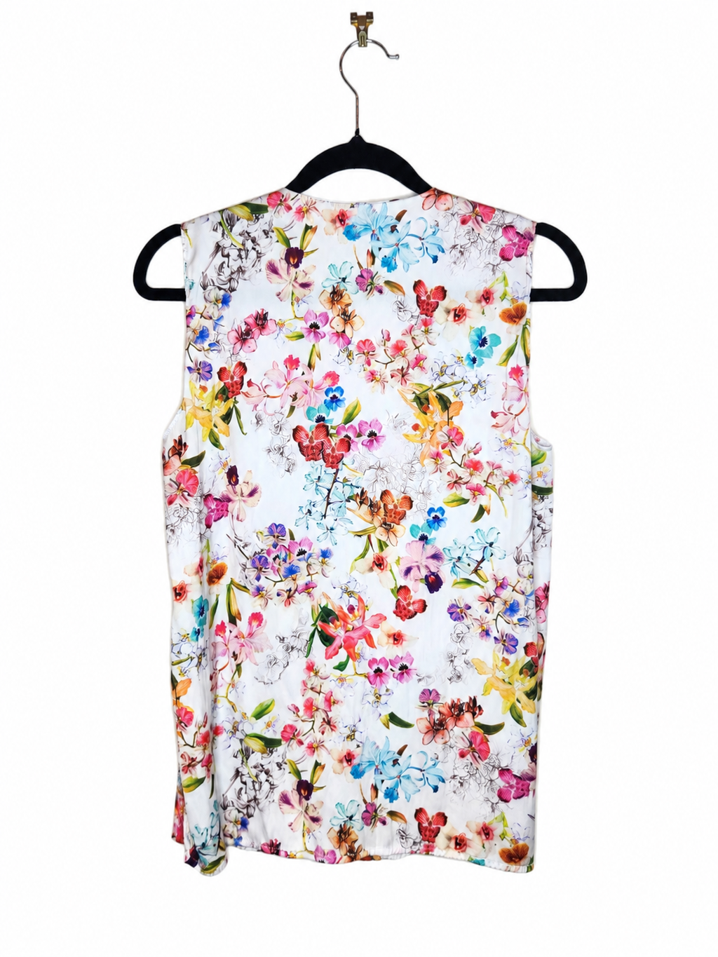 Esprit Floral Sleeveless Blouse (Size 8)