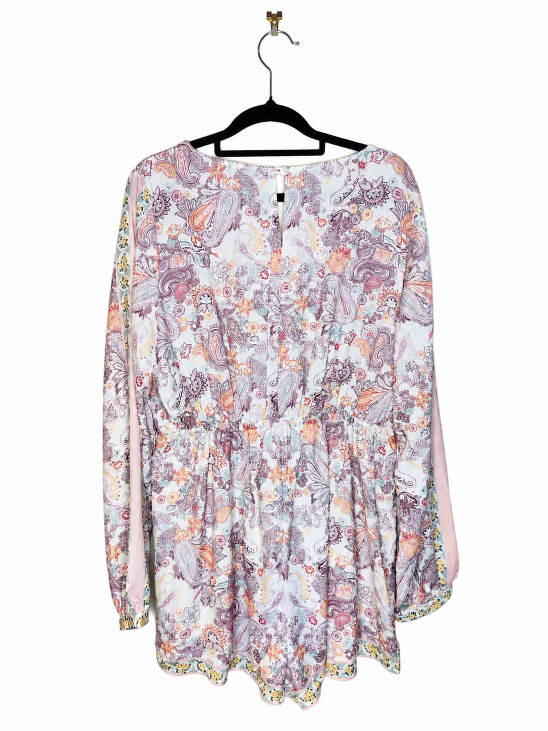 Petal & Pup Positano Paisley V Neck Wrap Playsuit NEW (Size 12)