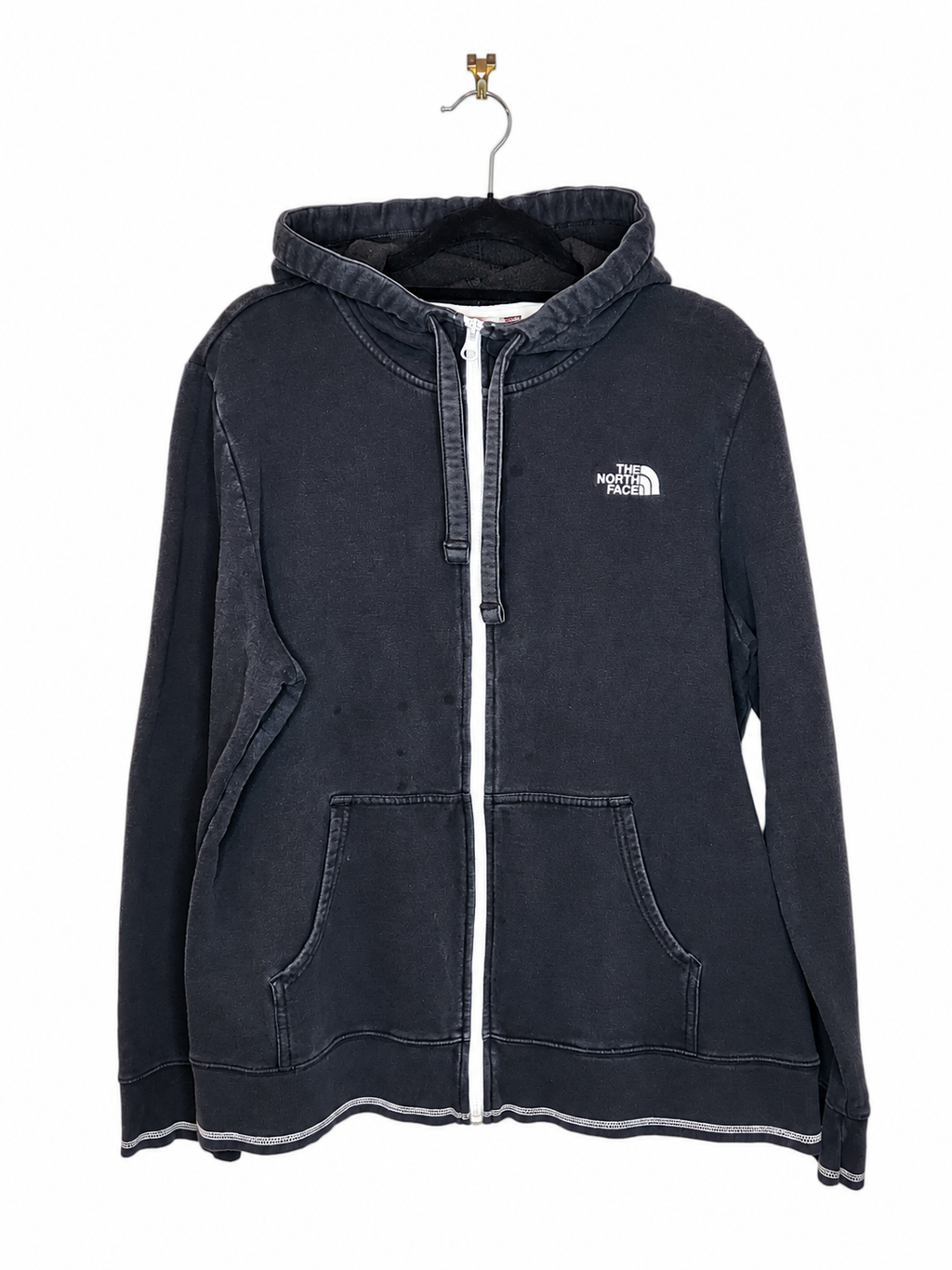 The North Face Casual Full-Zip Hoodie with Drawstring (Size 14)