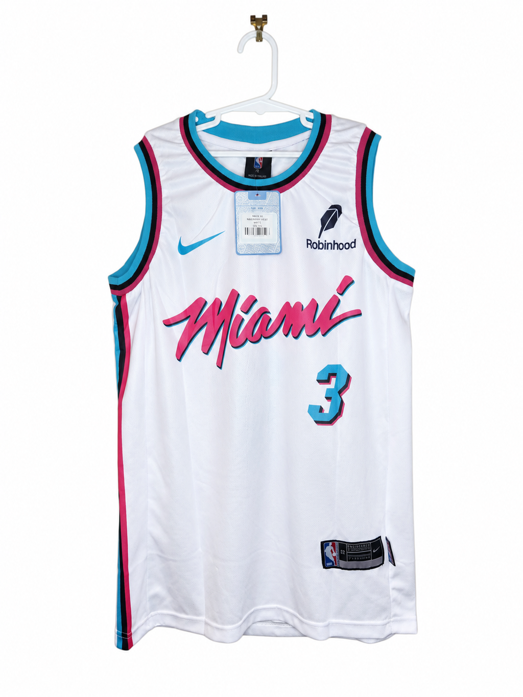 NBA Miami Vice Wade 3 Basketball Singlet NEW (Size 12 years)
