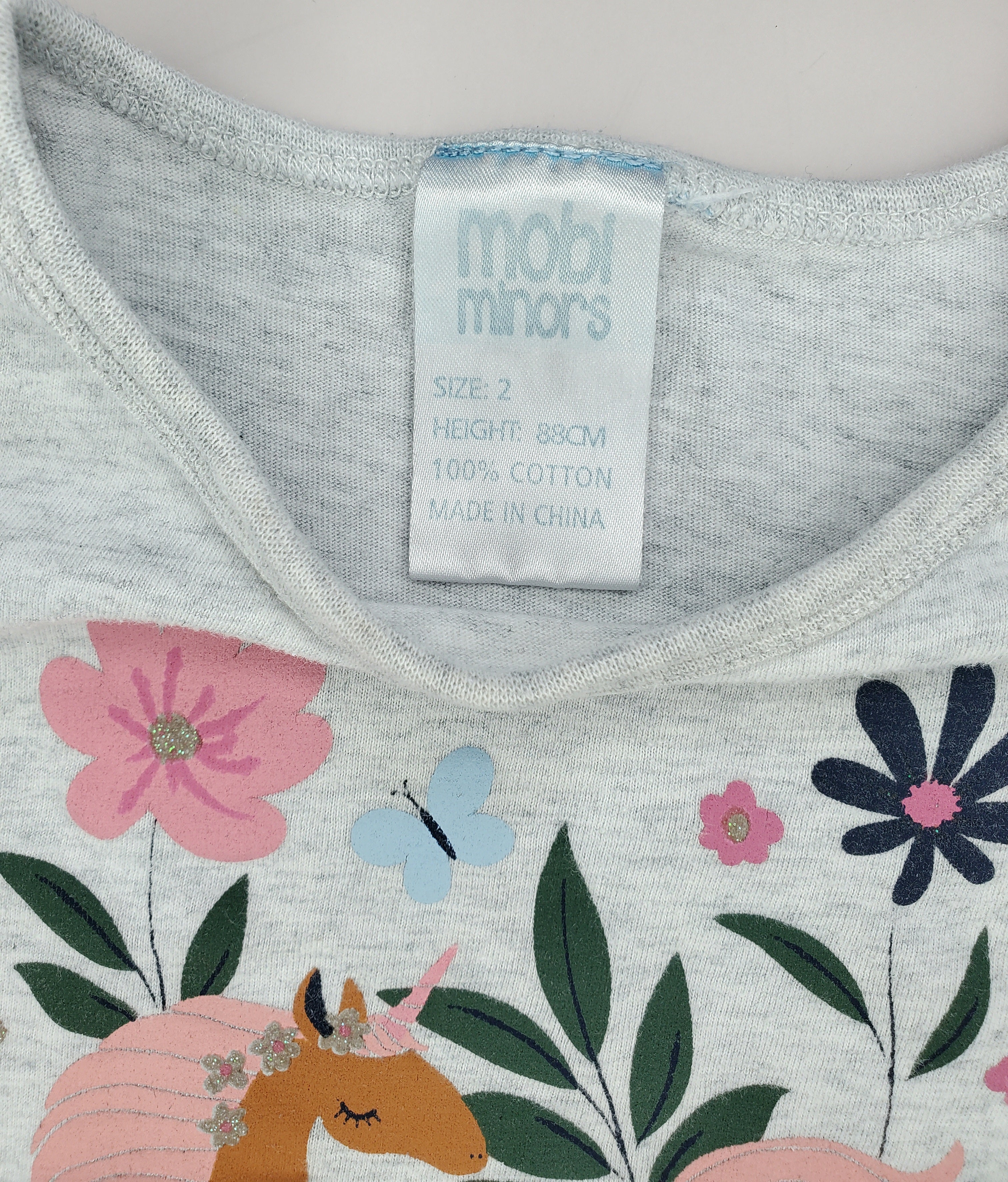 Mobi Minors Unicorn Tee (Size 2 years)