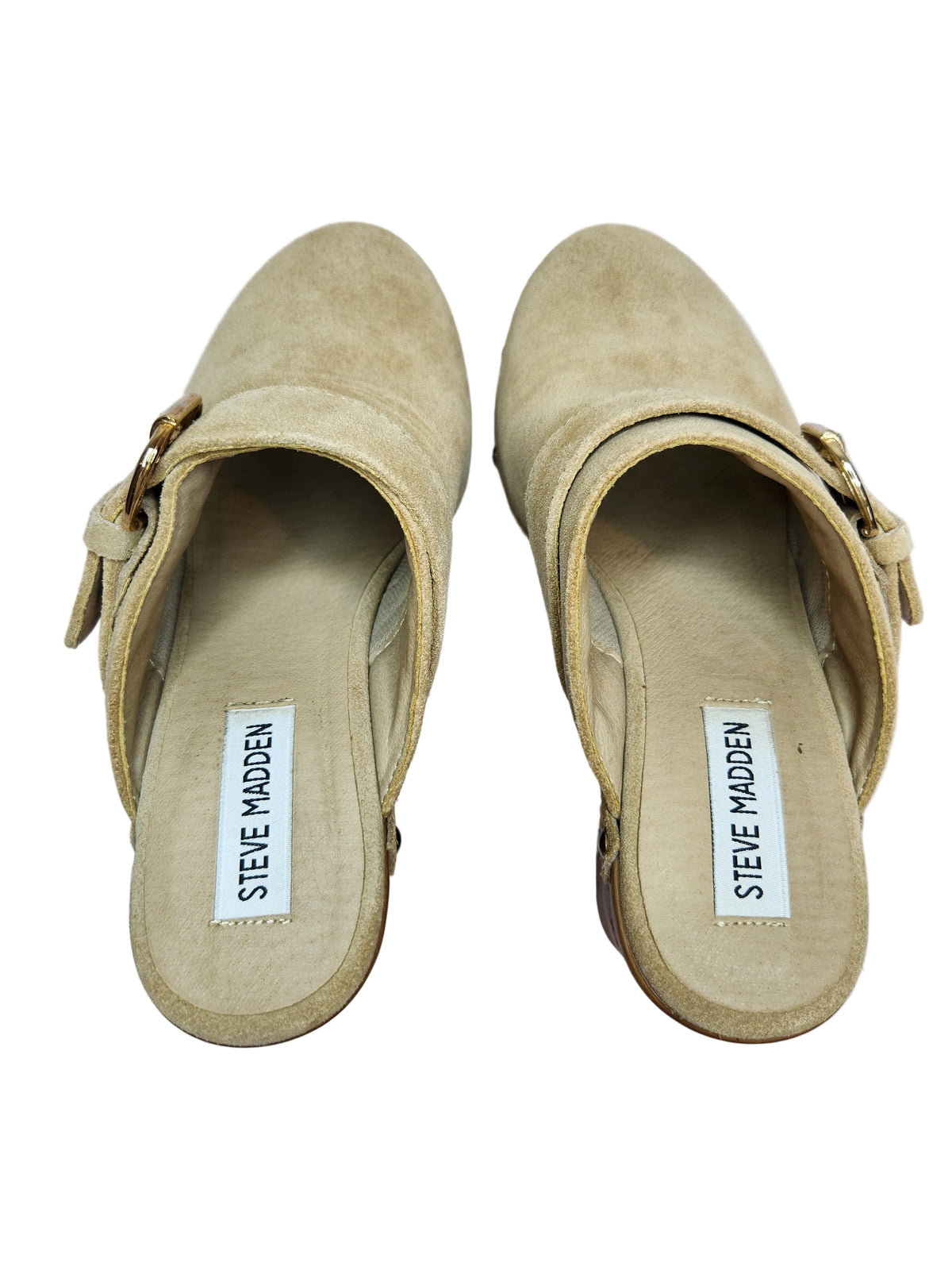 Steve Madden Somah Suede Platform Clogs (Size US 6)
