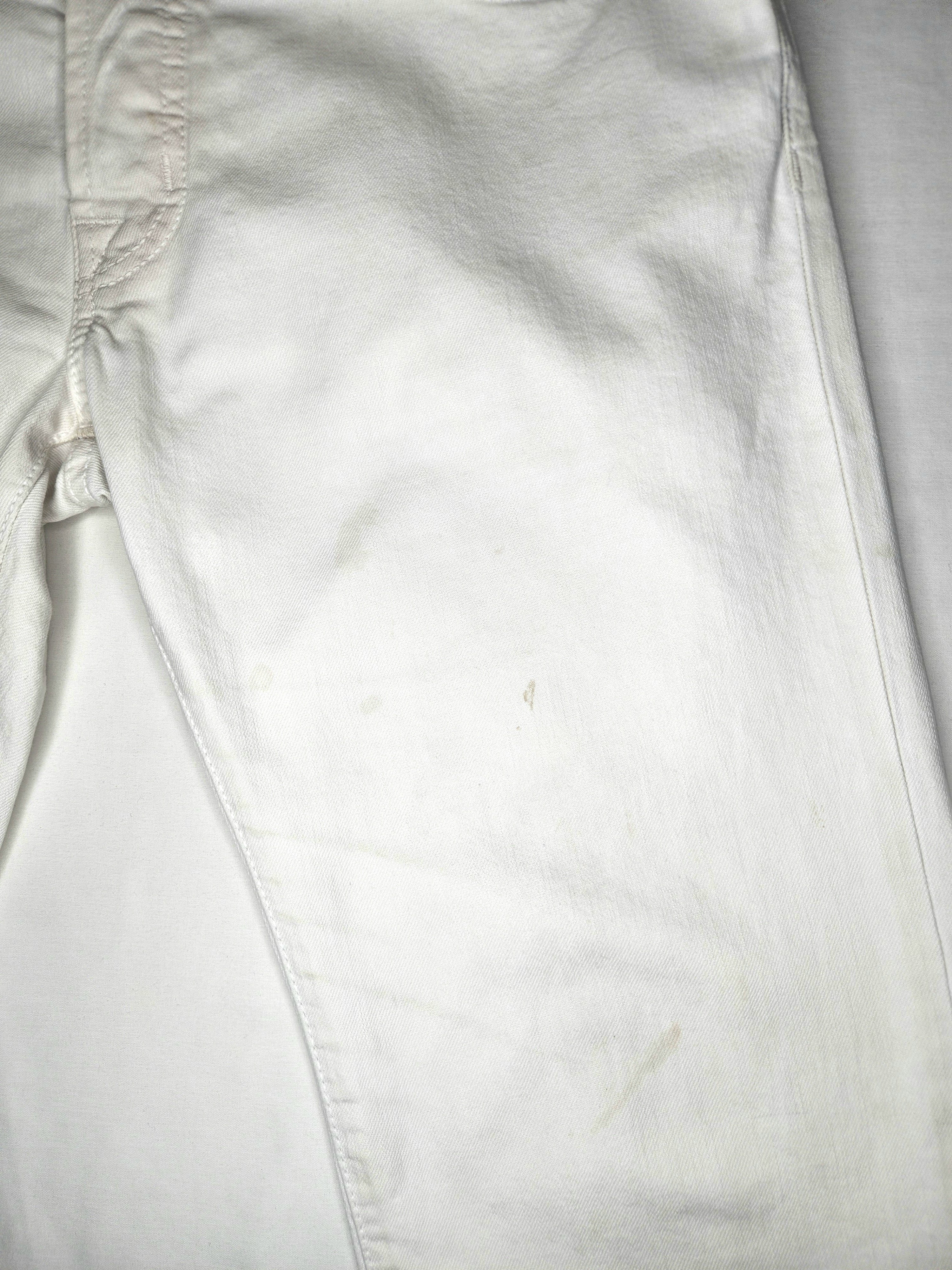 Jacob Cohen Premium Straight Leg Tailored Denim Jeans with Button Closure (Size L)