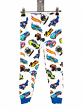 Rock Your Kid Licensed Hot Wheels Cuffed PJ Lounge Pants (Size 7 years)