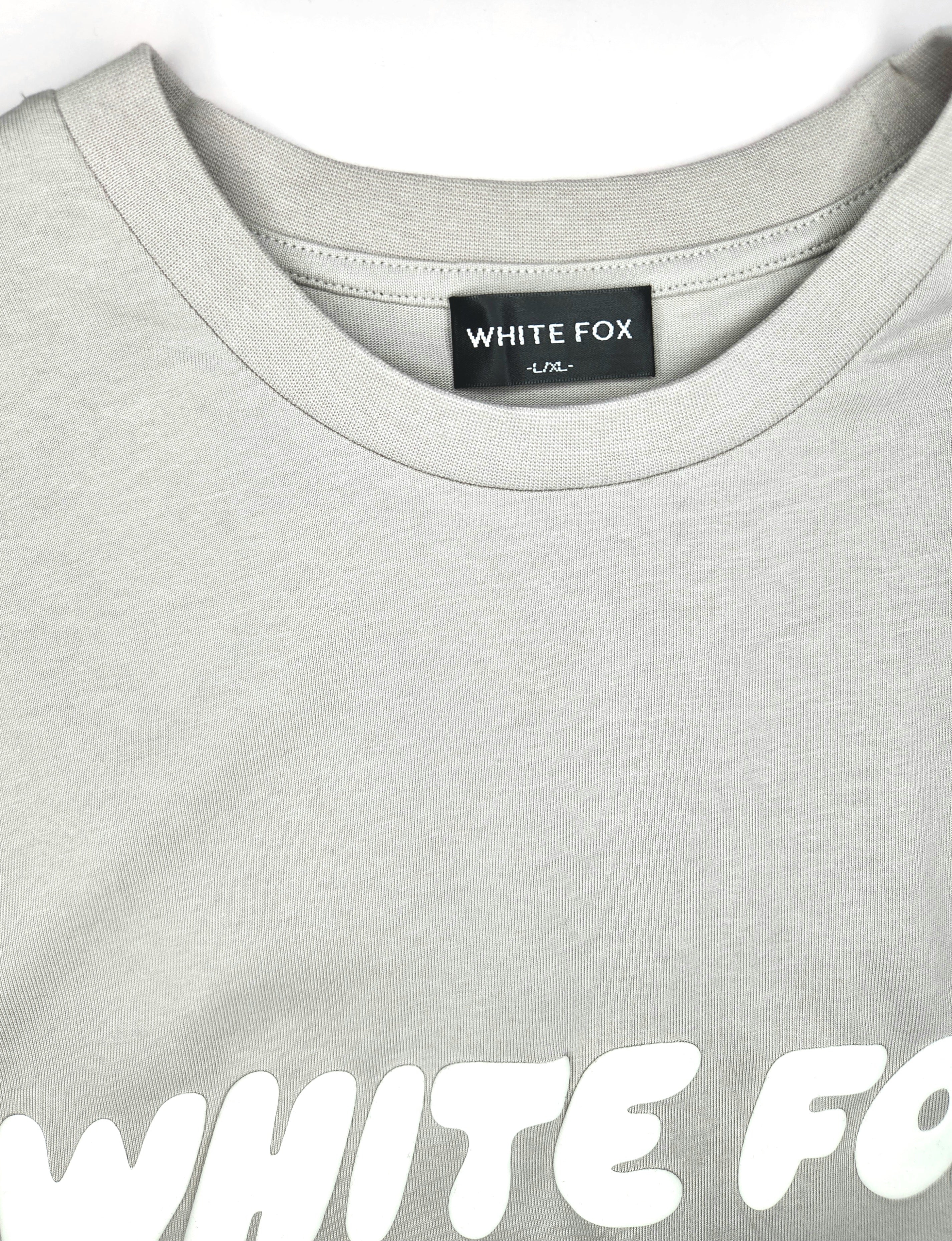 White Fox Oversized Tee (Size 16)