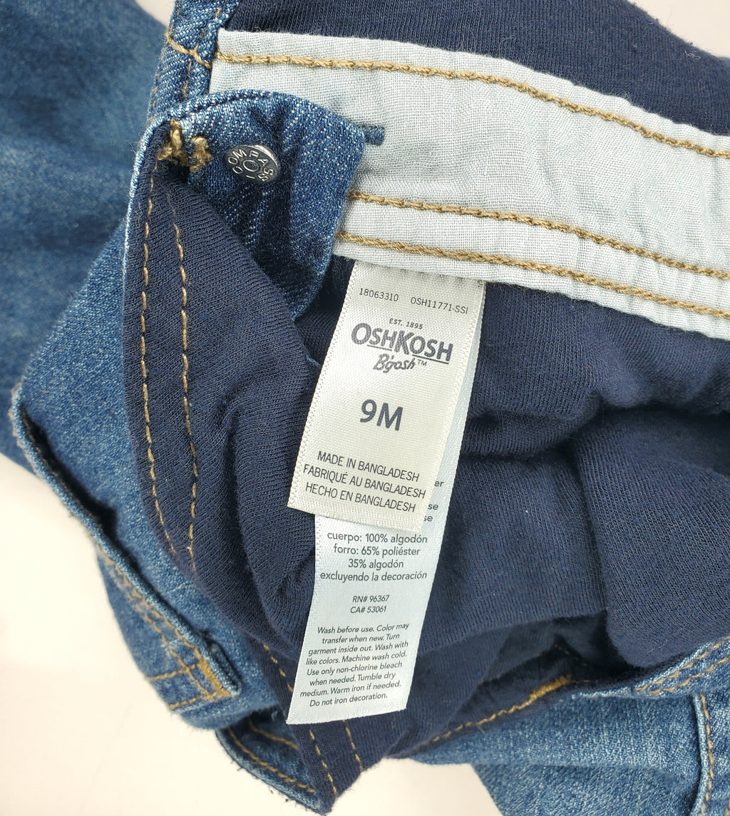 Oshkosh B'gosh Denim Overalls (Size 6-12m)