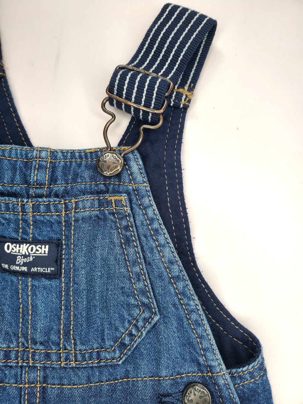 Oshkosh B'gosh Denim Overalls (Size 6-12m)