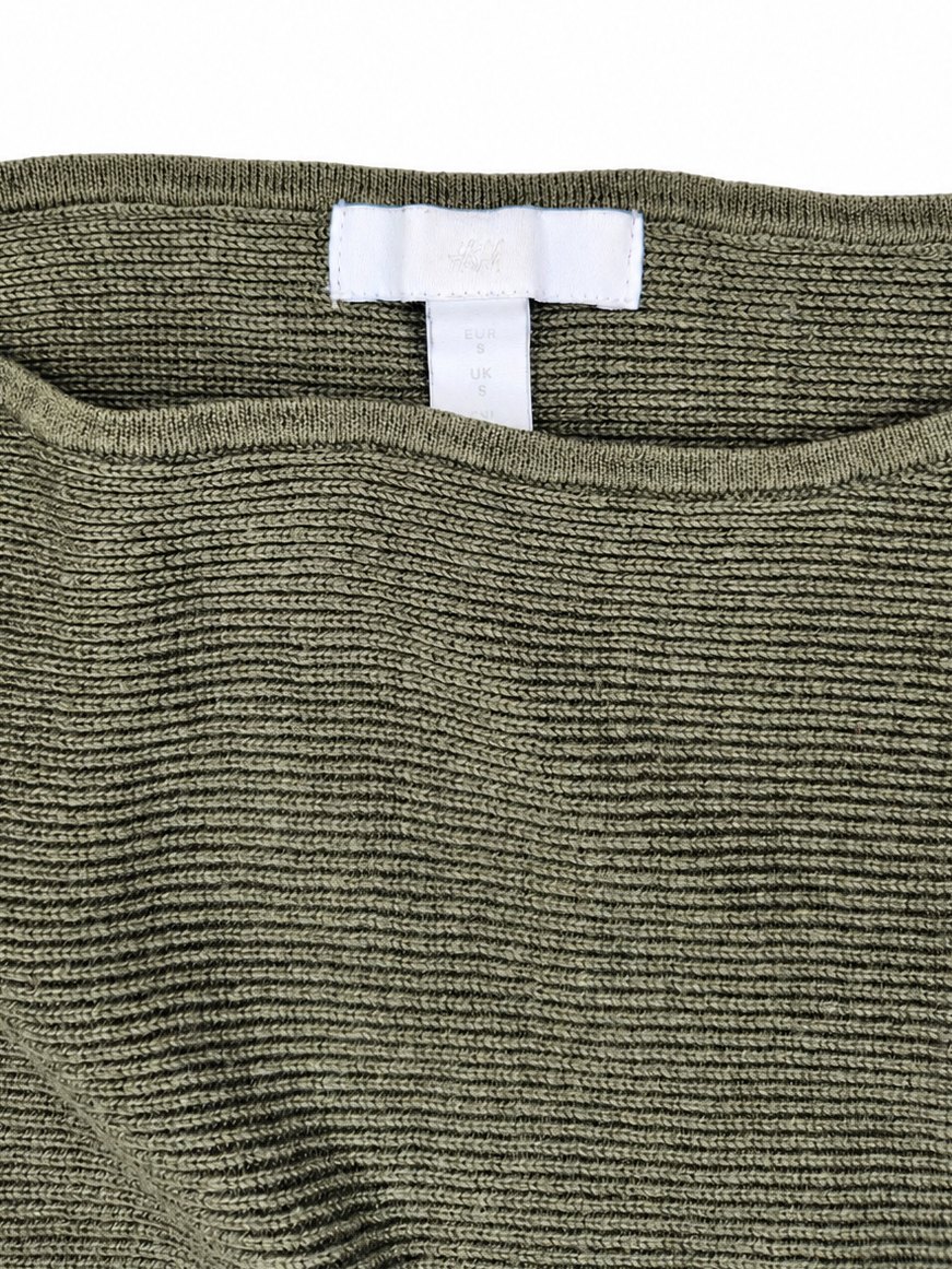 H&M Wool Blend Relaxed Fit Knitted Sweater (Size 8)
