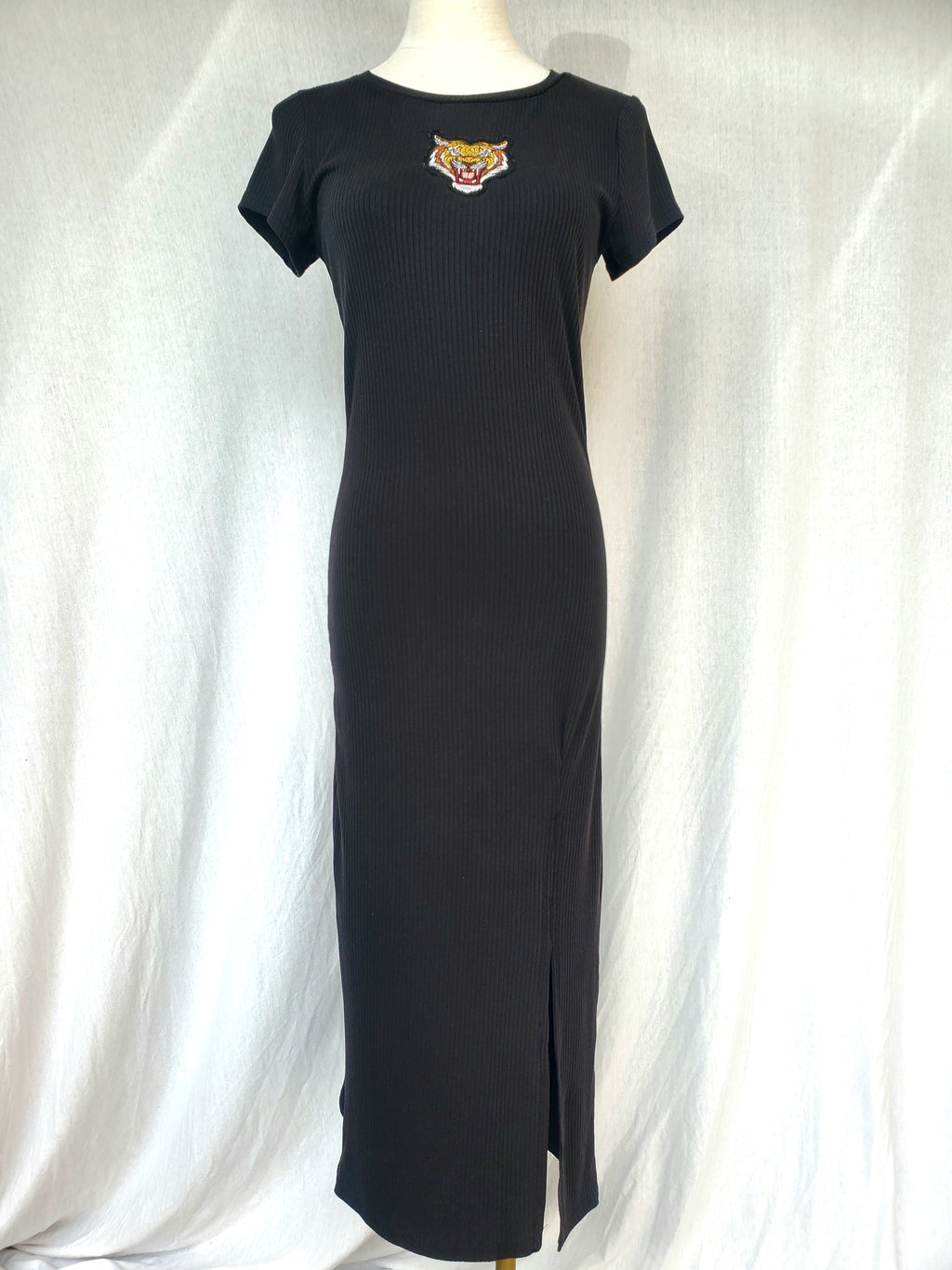 Tiger Bodycon Maxi Dress (Size 8)