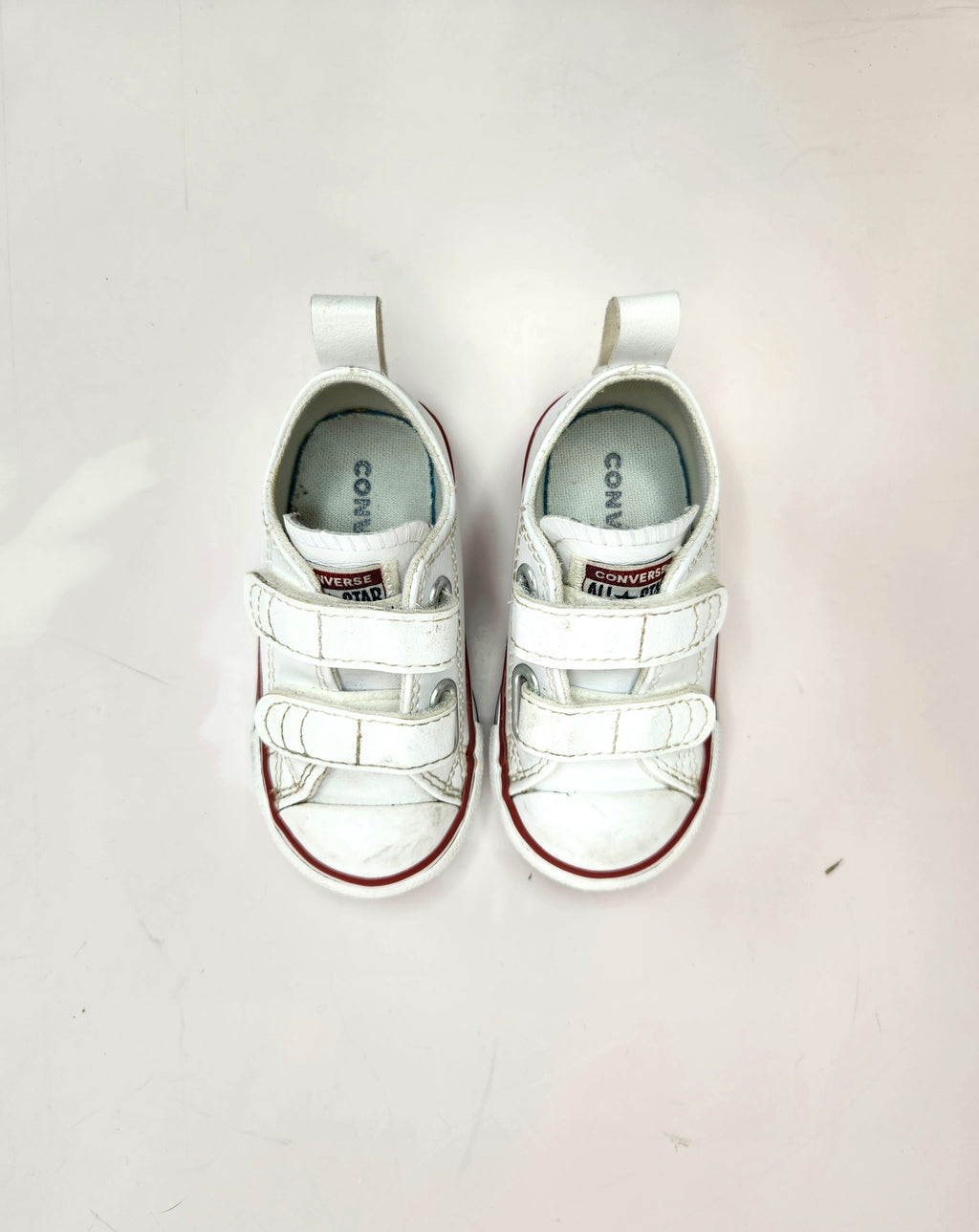 Converse Leather Velcro Shoes (Size US 5C)