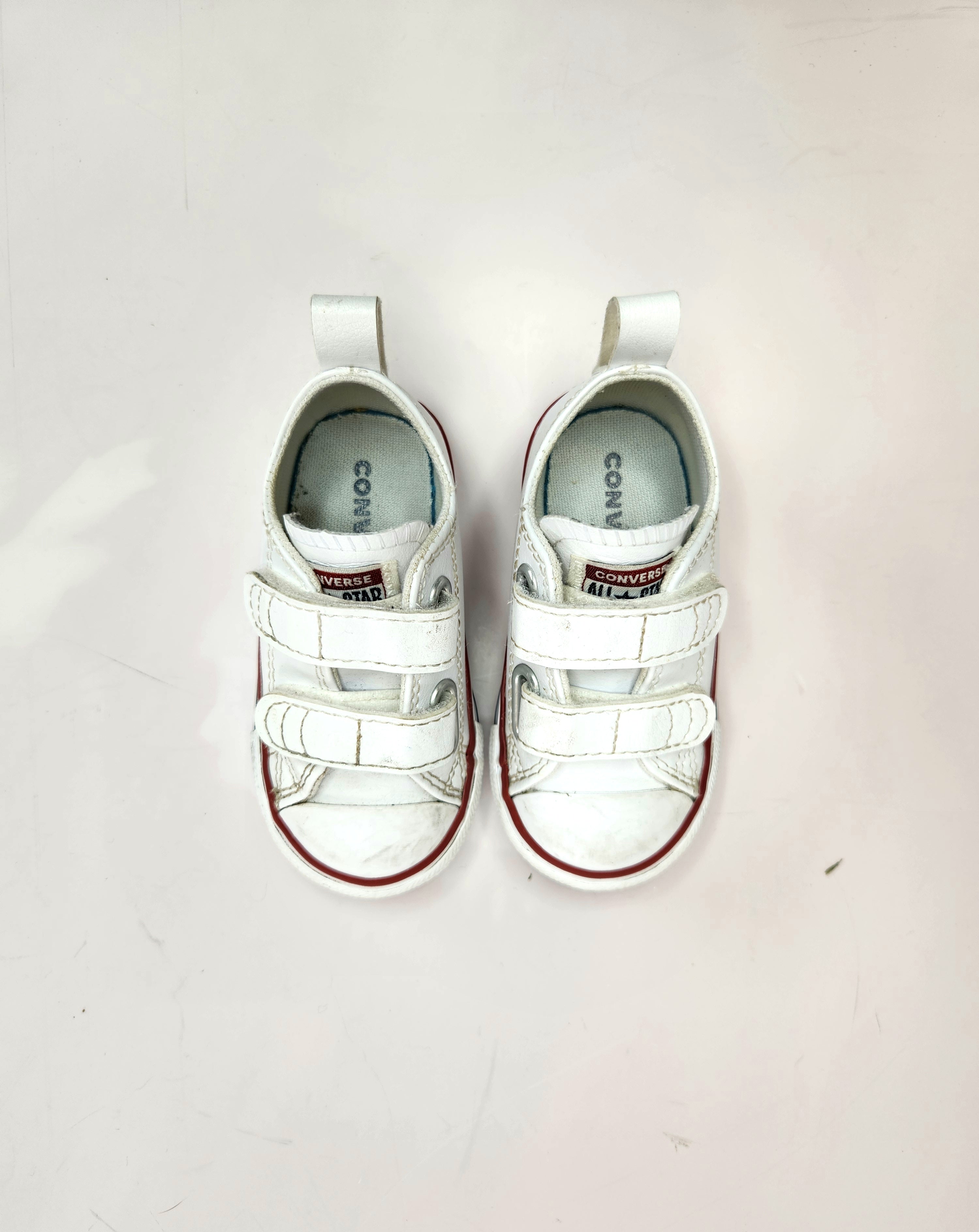 Converse Leather Velcro Shoes (Size US 5C)