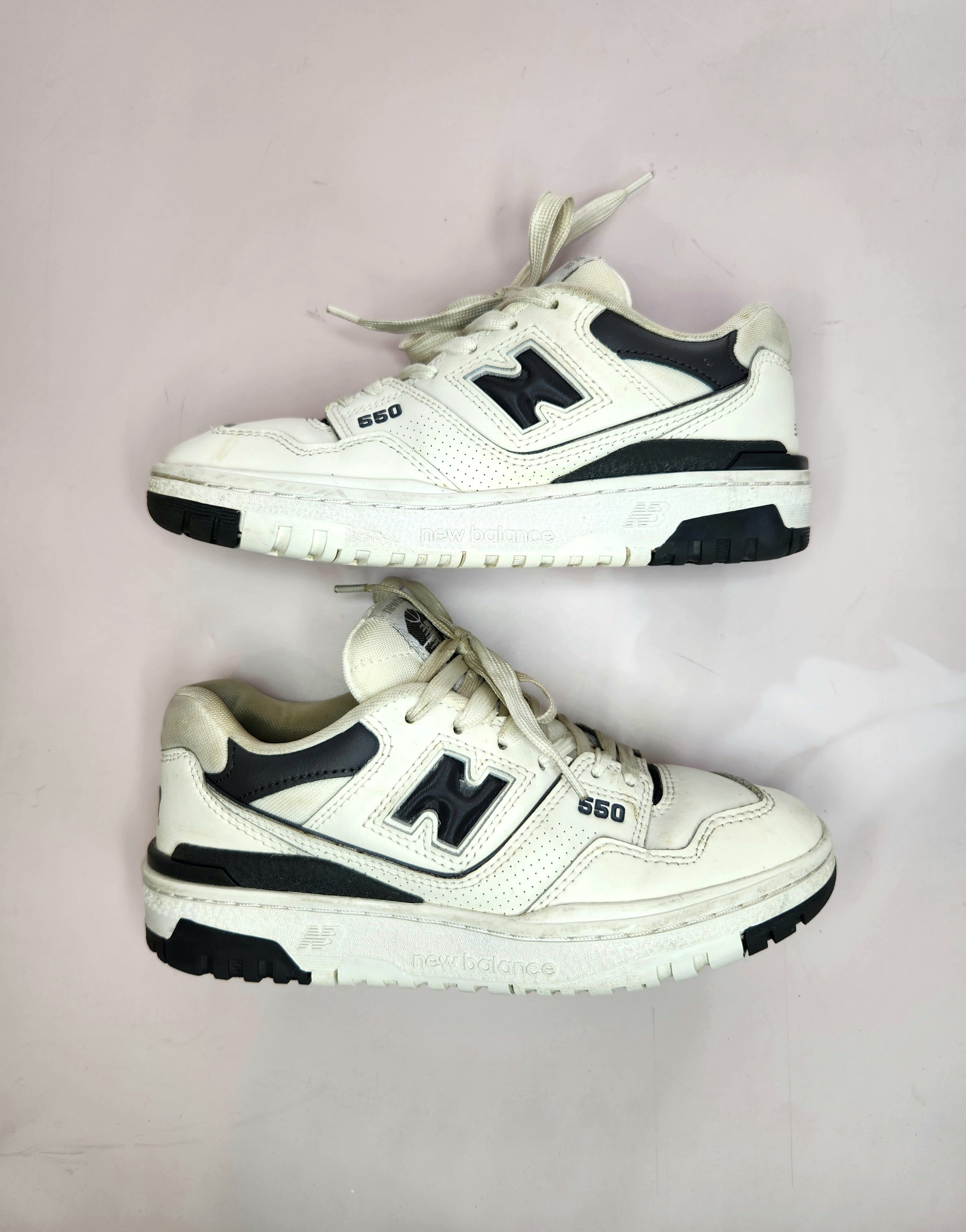 New Balance 550 Leather Retro Basketball Trainers NB550 (Size US5)