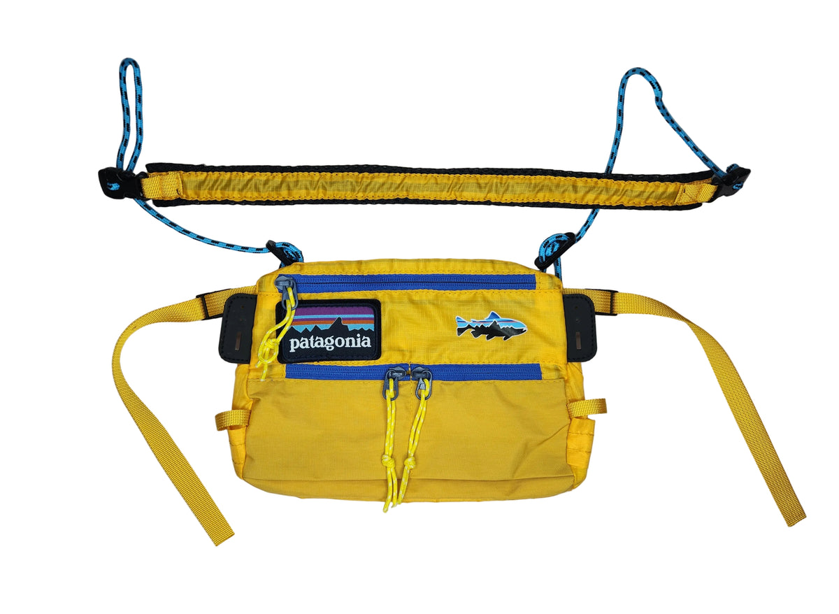 Patagonia Lightweight Technical Outdoor Fishing Crossbody/ Belt Bag with Detachable Harness