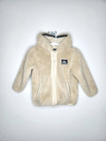 Macpac Hooded Teddy Fleece Jacket (Size 2 years)
