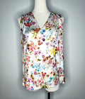 Esprit Floral Sleeveless Blouse (Size 8)