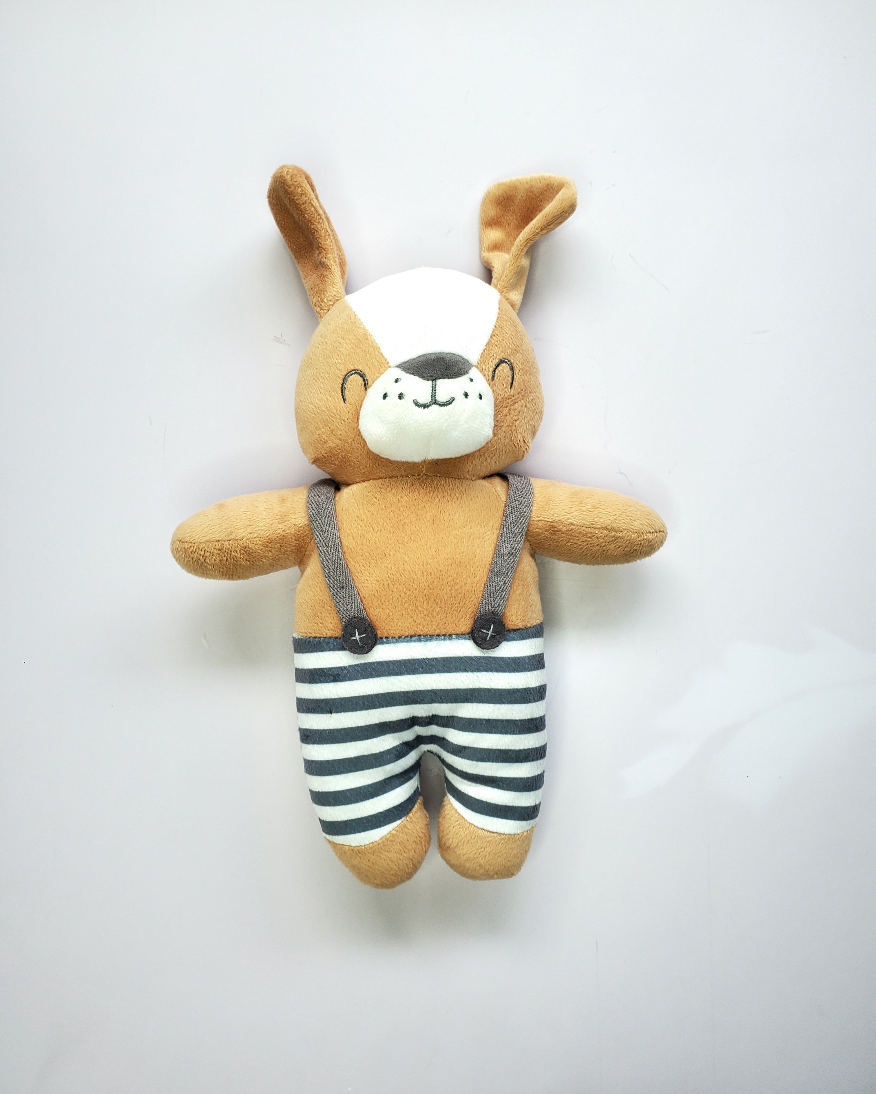 Dog in Overalls Soft Toy