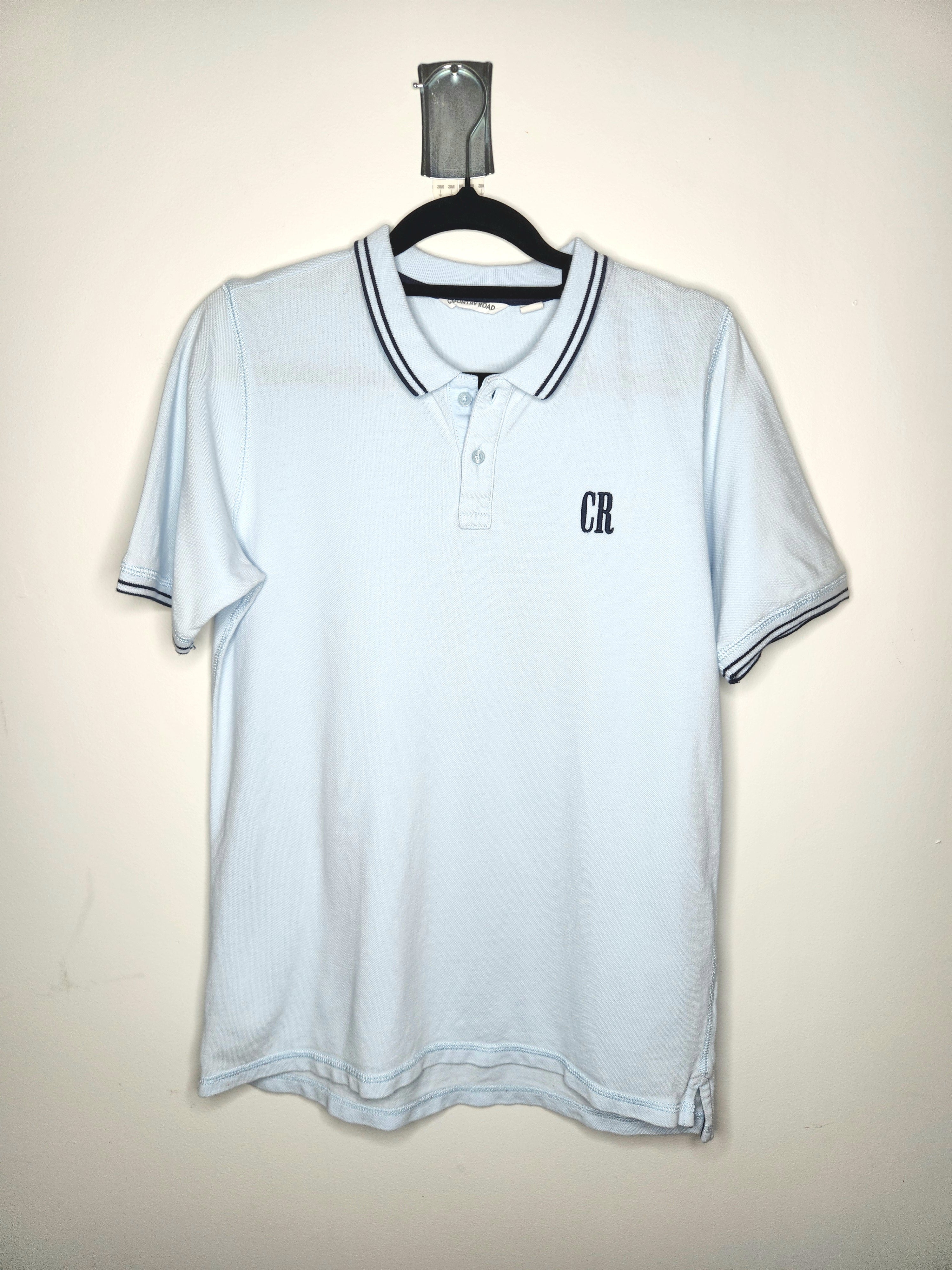 Country Road CR Logo Preppy Polo Shirt (Size 16 years)