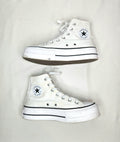 Converse High Top Canvas Platform Chuck Taylor's (Size US 6)
