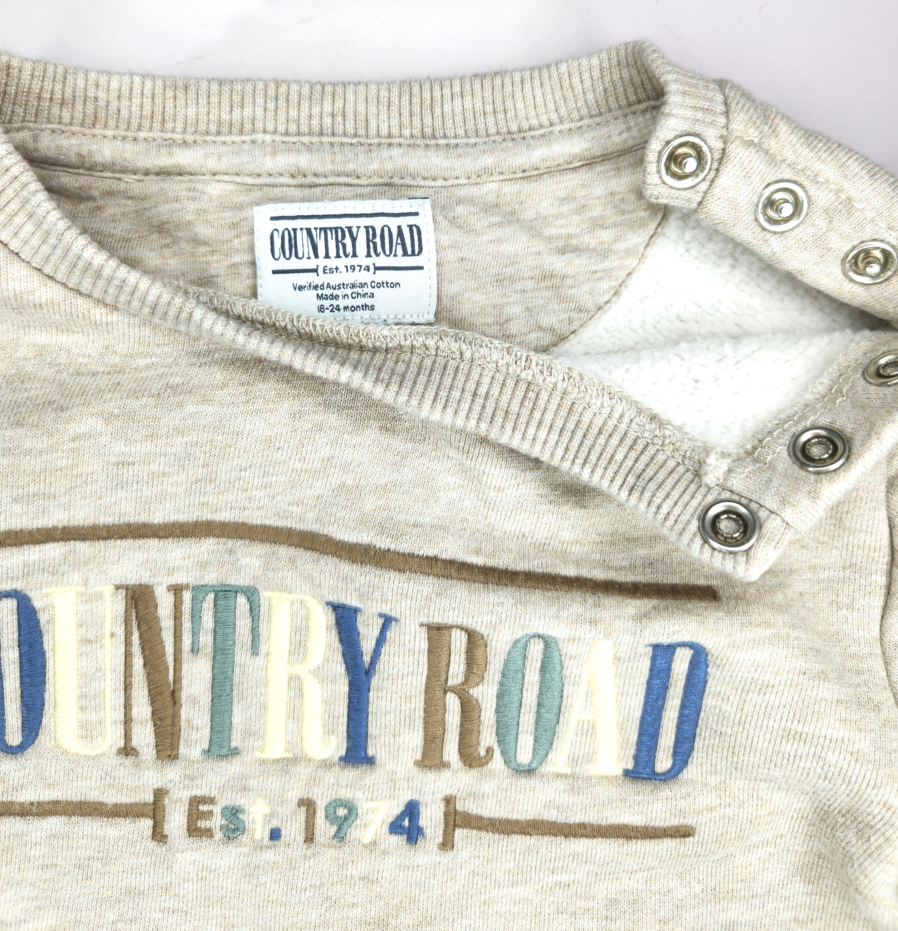 Country Road Heritage Sweater (Size 18-24m)