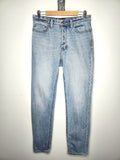 Abrand Denim Straight Leg High-Rise Mom Jeans (Size 12)